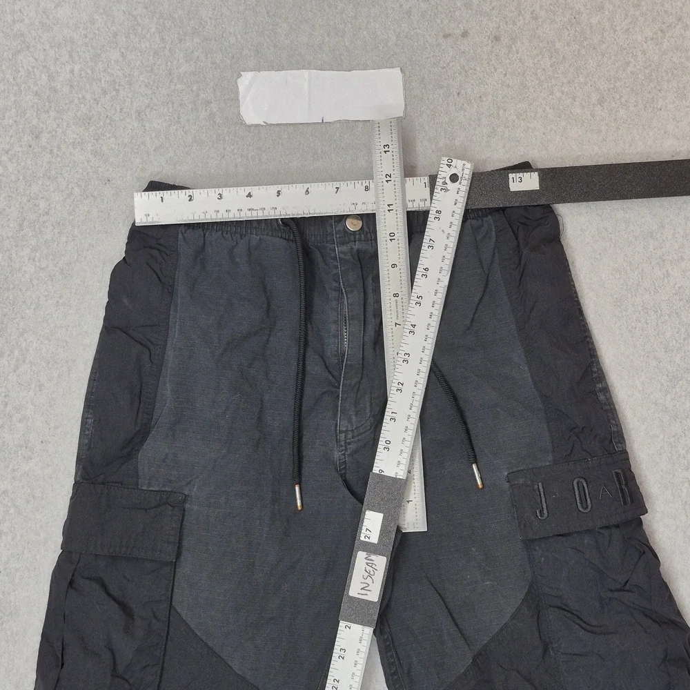 Air Jordan Men Pants S Black Sport DNA Cargo Jogger Military Utility Ripstop Y2K